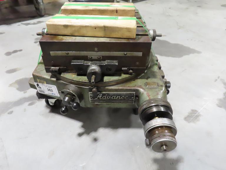 Advance B-13 Cross Slide Rotary Table with 13" x 13" Table Area