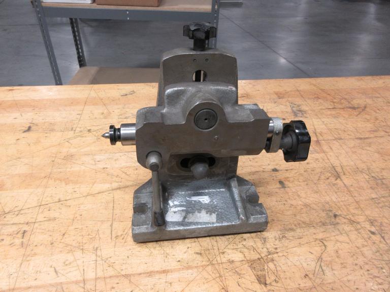 WZK180 Adjustable Height T-Slot Mount Tailstock with #2 Morse Taper Center