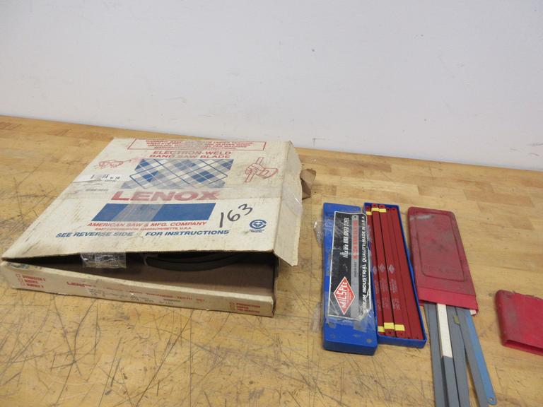 Lennox Saw Blades (3pcs) 10' 6" x 3/4" x .035"  8/12 Pitch ** New **, (2) Packs of 12" New Hacksaw Blades