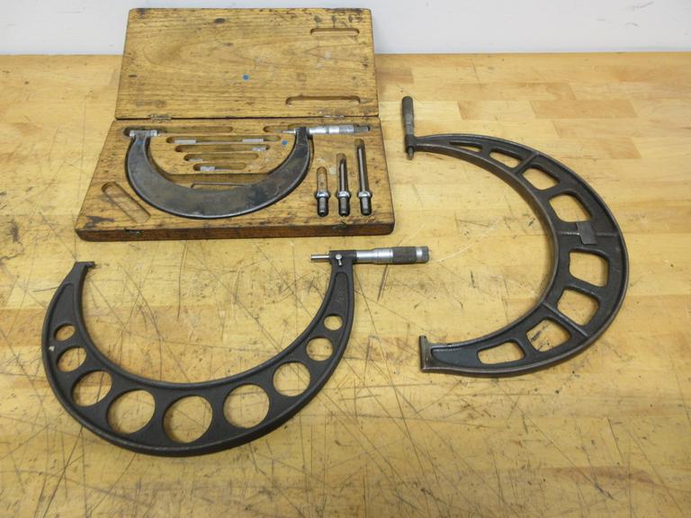 Micrometers | (1) Scherr Tumico 2 - 6" Blade Mic, (1) Brown & Sharpe 8 - 9" Mic, (1) Lufkin 9 - 10" Mic