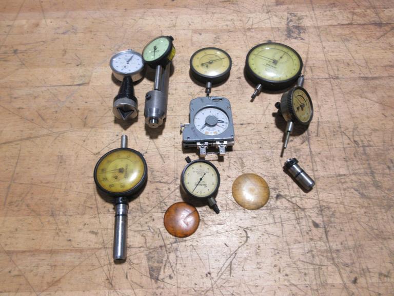 Dial Travel Indicators, Federal, Geneva, Hardinge, Assorted