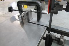 Roll-In Vertical Band Saw, 3/4" Blade, Gravity Blade Feed,Vise and Clamp