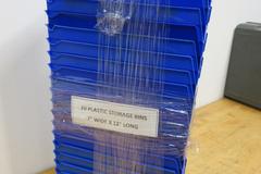 Quantum 7" x 12" Plastic Storage Bins (20 pcs)