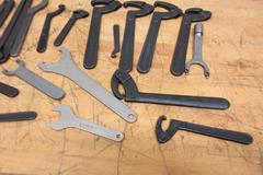 Tool Holder Wrenches, Adjustable/Rigid Spanner, Collet Nut