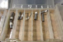 Gauge Pins, Go/No-Go Pin Sets and Holders in Plano Plastic Divider Cases, Various Diameters