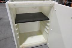 Acid Safety Storage Cabinet, Plastic Lined with Adjustable Shelf
