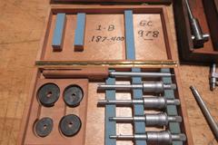 Etalon Small Hole Bore Guage Set .187" -.400", Assorted Telescoping Hole Guages, SPI Master Ring Guages