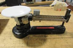 Central Scientific 1000g Triple Beam Weight Scale with Calibration Weights in Wooden Case