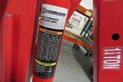 Strongway 2 Ton Hydraulic Engine Hoist with Lift Lever, Portable