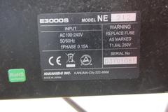 Nakanishi E3000 Series NE212 Selector (2) Units, High Speed Spindle Controllers, with 1 Power Cord and Air Tubing