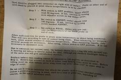 Webber Model 386 Electronic Temperature Gauge, 60-100 Deg F, with Case