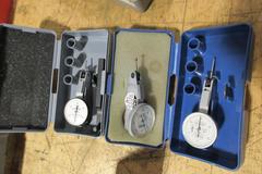 Dial Indicators Various Brands and Ranges, InteRapid, Fowler, Mitutoyo and Others