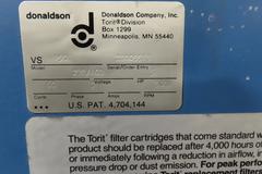 Donaldson/Torit VS1500 Dust Collector