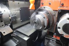 Miyano BND-34S CNC Lathe, C-Axis on Main and Sub-Spindle, 12 Station Turret, Parts Catcher & Conveyor, Chip Conveyor