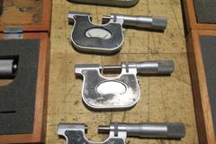 Pressure Micrometers, 0-1" & 1-2", (1) Mahr Bench Micrometer with Millimess Indicator, Other Assorted Brands, Mitutoyo, Scherr Tumico