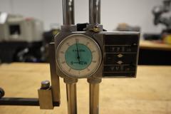 Double Column 12" Height Gage, Roller Dials, .001" Res