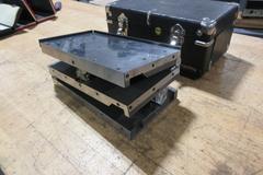 Paramount Precision Ground Compound Angle Sine Plate 11" x 6" x 3.5" with Threaded Mounting Holes, in Protective Case