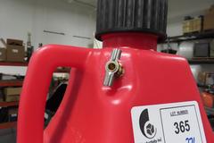 Flo-Fast 10.5 Gallon Red Tank for Gasoline