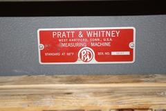 Pratt & Whitney Measurement Machine, Electronic, Super-Micrometer