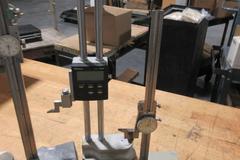 Digital and Dial Height Stands10-12", Mitutoyo and Scher Tumico **Uknown Working Order**