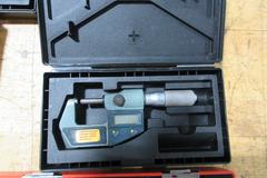 Digital Micrometers 0-1" & 1-2" Travel Ranges, Various Brands, Mitutoyo, Starrett, SPI and Others