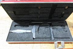 Depth Micrometers with Various Length Barrell Attachments, Starrett, Brown & Sharpe and Others