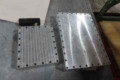 Aluminum Vacuum Fixtures(2), (1) 6"x7" (1) 8"x12"