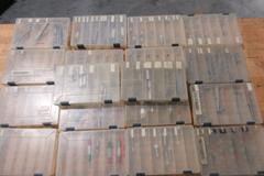 Gauge Pins, Go/No-Go Pin Sets and Holders in Plano Plastic Divider Cases, Various Diameters