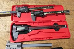 Digital Calipers 6"-12' Ranges, Various Brands, Mitutoyo, Brown & Sharpe, Tesa, Fowler