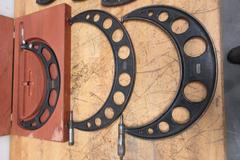 Starrett Large Micrometers (6pcs), 6-7", 7-8", 9-10", 11-12", 12-13"