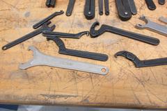 Tool Holder Wrenches, Adjustable/Rigid Spanner, Collet Nut