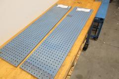 Steel Pegboard Sections (2pcs) 12" x  45", Mounting Holes 1/4" x 1" Spacing