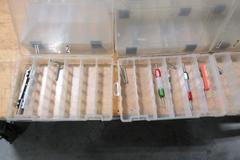 Gauge Pins, Go/No-Go Pin Sets and Holders in Plano Plastic Divider Cases, Various Diameters