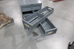 Systems 5 Drawer Metal File Card Cabinet with Removable Trays