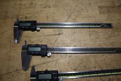 Mitutoyo Absolute Digimatic Verneer Calipers, (3) 12" (1) 8"