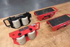 Machinery Moving Skates 4400 LB Ea. Capacity, (3) Ironton, (1) Strongway