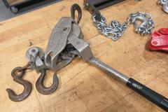 Pittsburgh 2 Ton Load Leveler, Ultra-Tow 5/16" Chain Binder, Lug-All Cable Come-A-Long
