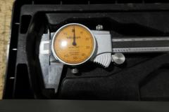 Dial and Vernier 0-6" Calipers, Metric and Standard, Various Brands, (3) Starrett, (2) Mitutoyo, (1) Etalon