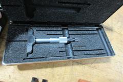 Depth Micrometer sets 0 - 12" Ranges, Various Brands, M&W, Lufkin, Brown & Sharpe, Starrett