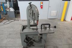 Roll-In Vertical Band Saw, 3/4" Blade, Gravity Blade Feed,Vise and Clamp