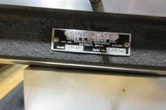 Omer E. Robbins Sine-Plate Precision Ground with Threaded Mounting Holes 0-90 Degrees and Wood Case