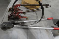 Heavy Duty Banding Straps, Ratchets, Crimper and Box of Clips 1-3/8" Wide x 2" Long