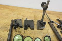 Federal Dial Travel Indicators with Assorted Height Stands and Clamps