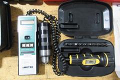 Torque Wrenches and Guages, (1) Snap On 1/4" Drive Torque Meter, (1) Williams 3/8" Drive Torque Ratchet, Ametek, Mark 10,  Wheeler FAT Wrench Drivers