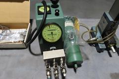 Sheffield Precisionaire Air Gauge, Federal Dimensionair Air Gauge to 0.00002", Federal AFL-9 R-2 Oil/Water Seperator and Accucal Flowmeter