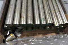 Surplus Material including Steel Round Bar Stock and Aluminum Plates
