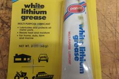 Lincoln High Pressure Oil Guns (2), with Box of (12) Panef White Lithium Grease Tubes 2oz **New In Packages**