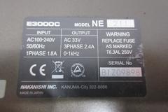 Nakanishi E3000 High Speed Spindle Controllers (2) Model NE211,  and IBag U96500.111 Spindle Controller with Spindle