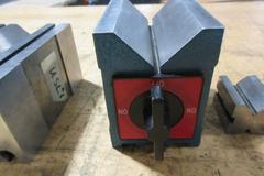 Vee Blocks Various Sizes, (1) Manual Magnetic Dual Sided