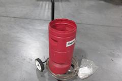 SNAP-ON Gravity-Fed Siphon Portable Sandblast System, Holds 40 lbs of Media, with Hose length 10' with 5/16'' nozzle